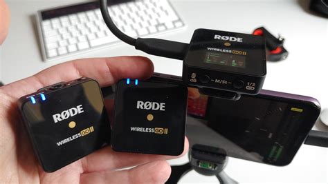 This will expand the Wireless GO II's three-stage pad to a 10-stage pad, which goes from 0dB to -30dB in 3dB increments. . Connect rode wireless go 2 to iphone